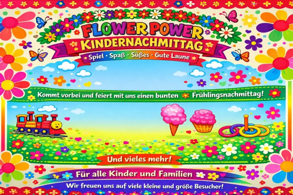 Kindernachmittag Flower Power