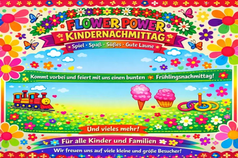 Kindernachmittag Flower Power